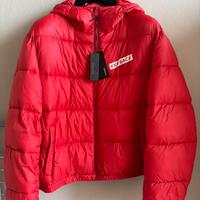 Versace Red Logo Full Zip Hooded Jacket size 52