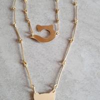 Girocollo e bracciale Gatto donna gioielli