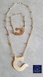 Girocollo e bracciale Gatto donna gioielli