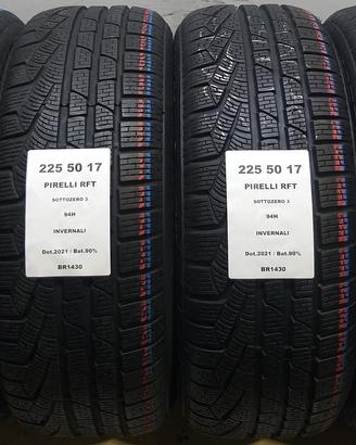 4 GOMME 225 50 17 PIRELLI RFT BR1430