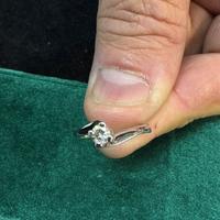 Anello solitario 18kt