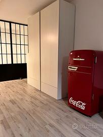 Frigorifero FIAT anni ’60 rosso Coca-Cola