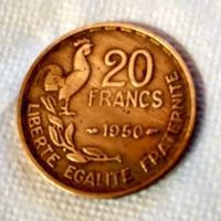 (Spedizione inclusa) 20 FRANCHI - 1950 "RARI"