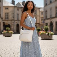 Borsa-Zaino Coveri Collection, Usata, Bianco-Nera