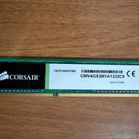 RAM 4Go DDR3 1333MHz Corsair PC3-10600