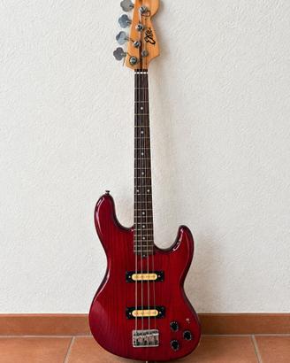 🎸 BASSO ELETTRICO BACCHUS 4 CORDE – FINITURA ROSS