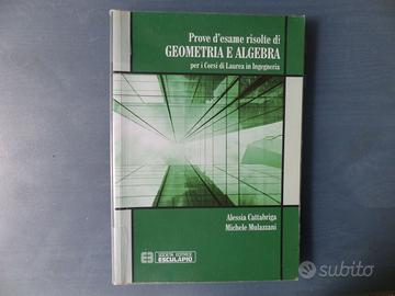 GEOMETRIA E ALGEBRA (CATTABRIGA-MULAZZANI) PROVE