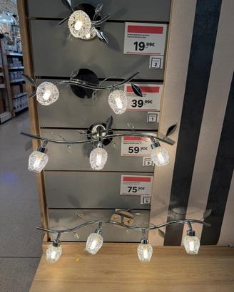 Faretto Decorativo con Fonte Luminosa Adriana 2 x