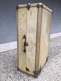 Baule armadio antico da viaggio
