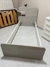 Struttura in legno letto singolo