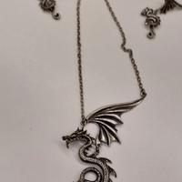  parure Alchemy Gothic drago verde