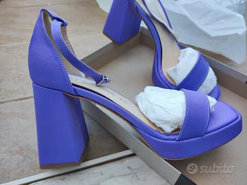 Sandali alti viola