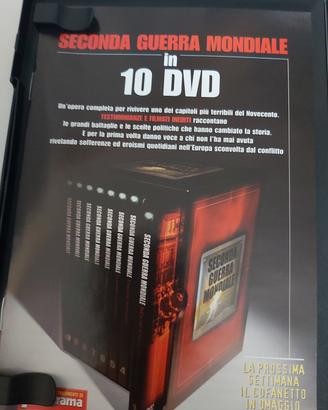 cofanetto con 10 DVD seconda guerra mondiale 