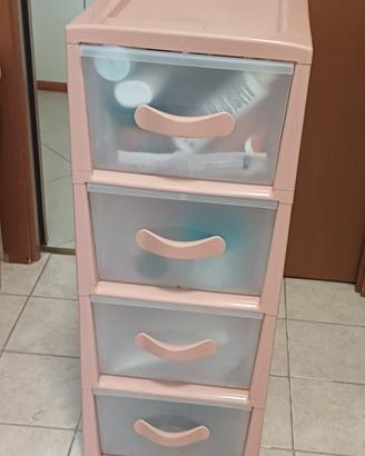 cassettiere in plastica rigida
