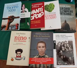 Lotto, divisibile, n. 8 libri vario genere