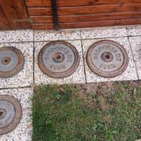 dischi ghisa palestra 