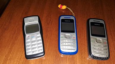 3 telefoni Nokia vintage