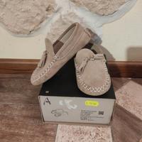 Scarpina mocassino numero 24 vera pelle