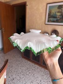 coppa in vetro per lampadario