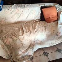 STRUTTURA KLIPPAN IKEA CON FODERA BIANCA