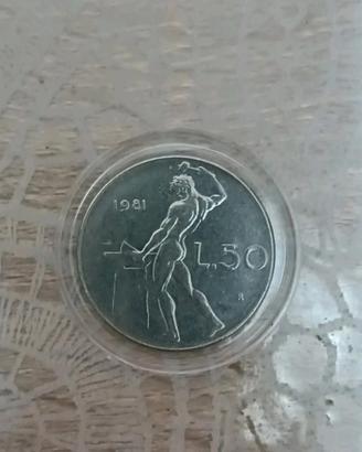 Italia – 50 Lire “Vulcano” 1981 – SPL-