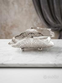Cestino in Silver Plate / Sheffield traforato