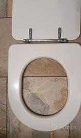 Sedile WC  Mod. Esedra  Bianco 