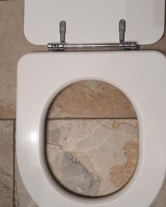 Sedile WC  Mod. Esedra  Bianco 