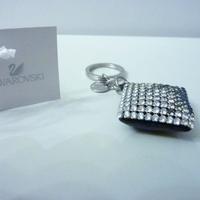 portachiavi Swarovski con brillanti - Nuovo 