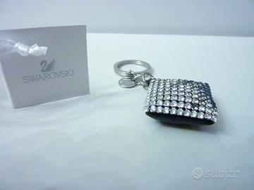 portachiavi Swarovski con brillanti - Nuovo 