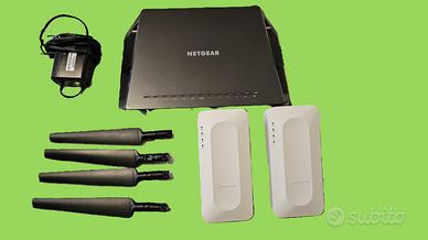 Router WiFi Netgear Nighthawk r7800 + 2 Ext. EAX12