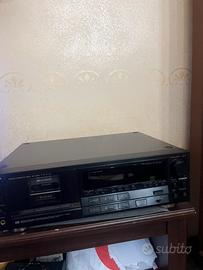 Junk aiwa excelia xk-099 Stereo Cassette Deck Nero
