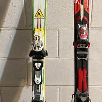 Sci rossignol e head completi di attacchi