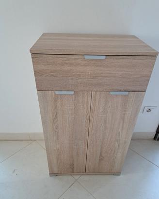 Mobiletto con due ante e cassetto