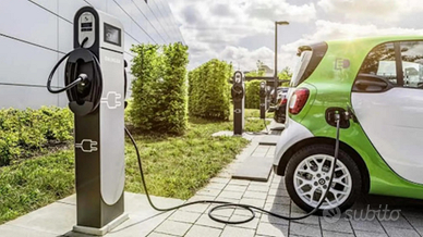 Posto auto con ricarica elettrica