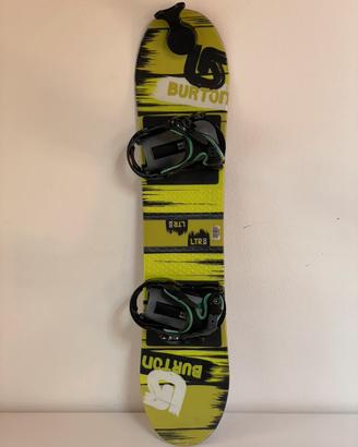 Snowboard bambino Burton 100 con attacchi e Riglet