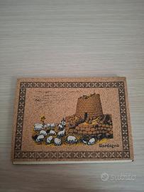Cartoline in Sughero Sardegna - Lotto 5 pezzi
