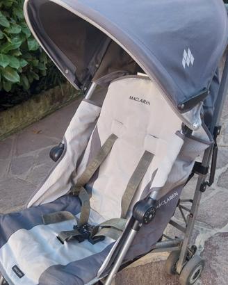 Passeggino MACLAREN grigio chiaro e scuro