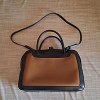 Borsa Sergio Tacchini vintage bauletto marronenero