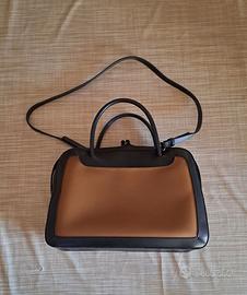 Borsa Sergio Tacchini vintage bauletto marronenero