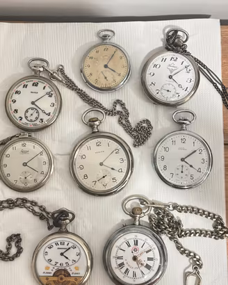 Lotto orologi da taschino