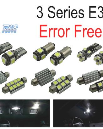 KIT 16 LAMPADE LED INTERNE BMW SERIE 3 E36 SEDAN C