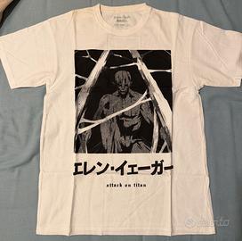 T-Shirt Bianca Attack on Titan Pull&Bear S