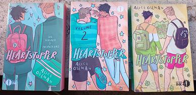 Libri Mondadori HEARTSTOPPER volumi 1,2,3