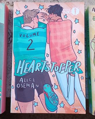 Libri Mondadori HEARTSTOPPER volumi 1,2,3