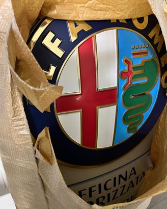 Insegna Alfa Romeo officina autorizzata