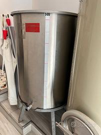 Botte acciaio inox da 500 litri