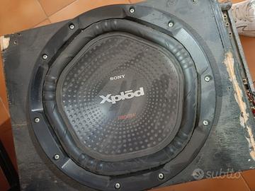 subwoofer Sony xplod+amplificatore