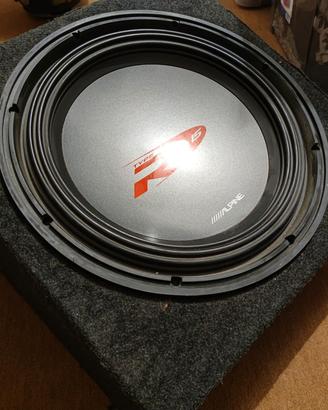 Subwoofer alpine type R15 da 38 car audio