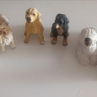Statuine soprammobili cani anni '80 Vintage